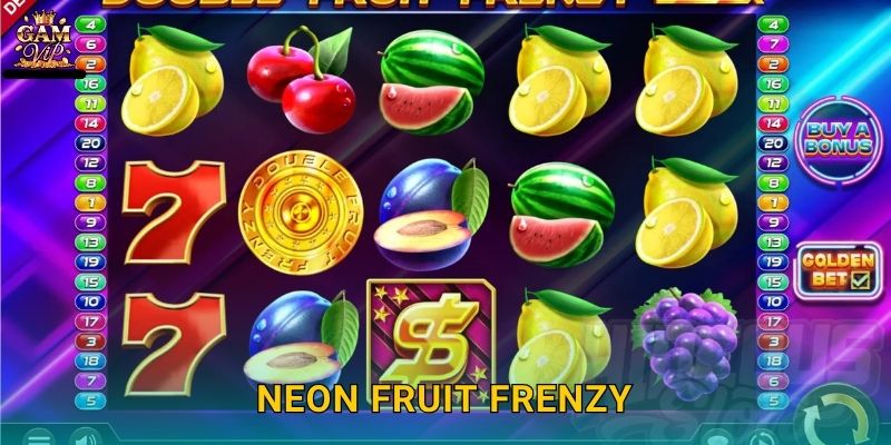 Neon Fruit Frenzy sắc màu rực rỡ – Vòng quay năng lượng tại Gamvip 1 Neon Fruit Frenzy sắc màu rực rỡ – Vòng quay năng lượng tại Gamvip